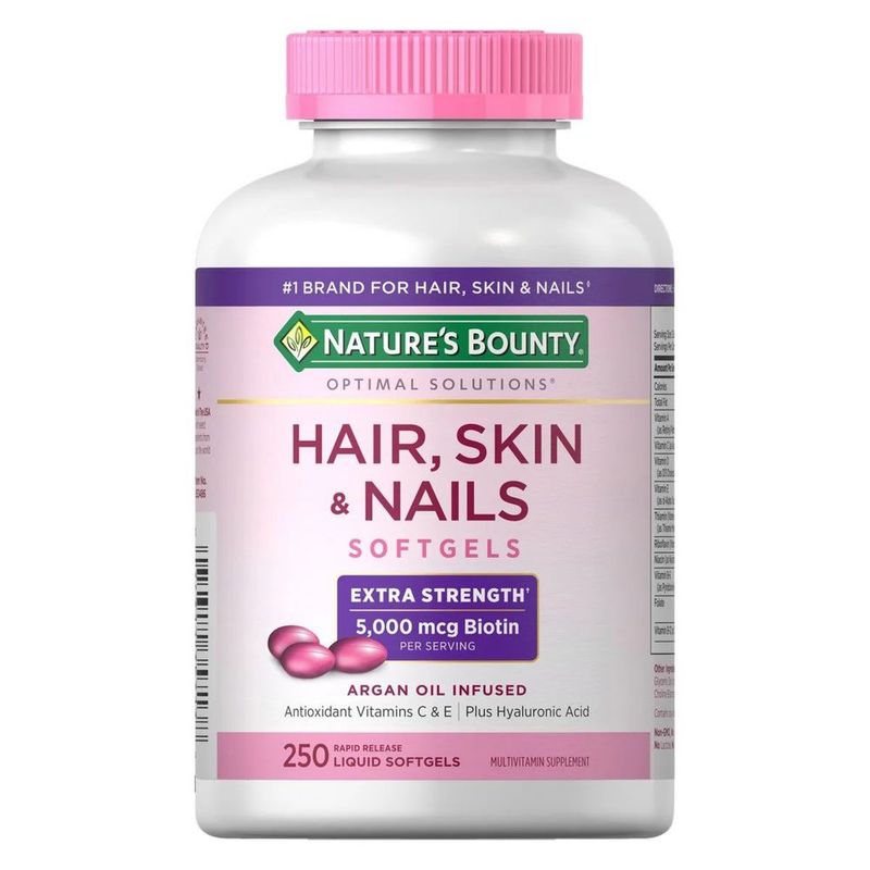 ВИТАМИНЫ КРАСОТЫ Волосы, Кожа, Ногти 250 капс Nature's Bounty