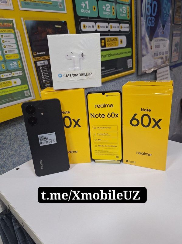 Realme Note 60x 3/64GB Realme Note 60x 3/64GB