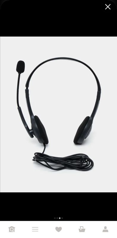 Наушники для компьютера Logitech jack для коллцент