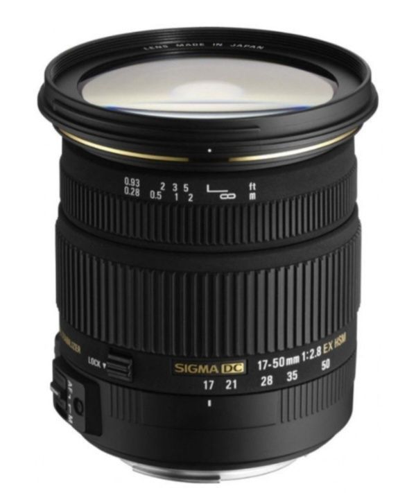 Sigma 17-50 mm f/2.8 canon