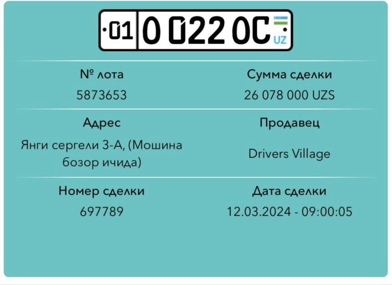 Avtoraqam Auksion Xizmati 24/7 Avtoraqam Auksion Xizmati 24/7