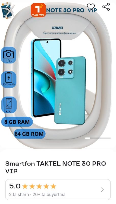 Taktel 30 pro vip holati yangi Taktel 30 pro vip holati yangi