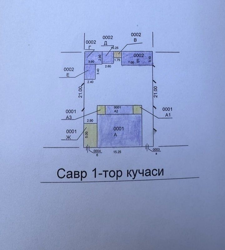 Мирабадский 3,2 сотки фасад 15метров