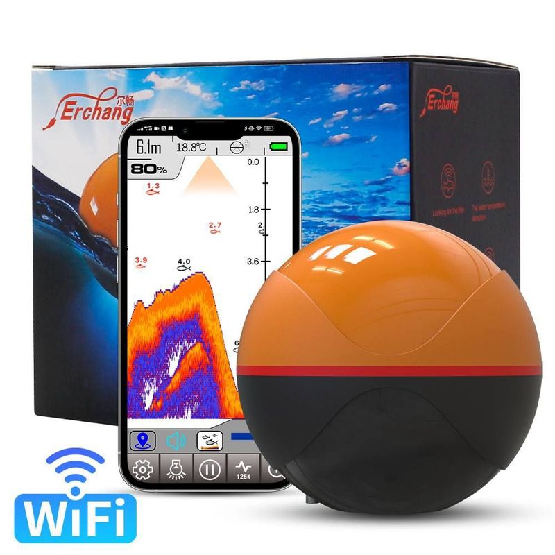 Эхолот беспроводной Erchang F68 (WIFI) новая Эхолот беспроводной Erchang F68 (WIFI) новая