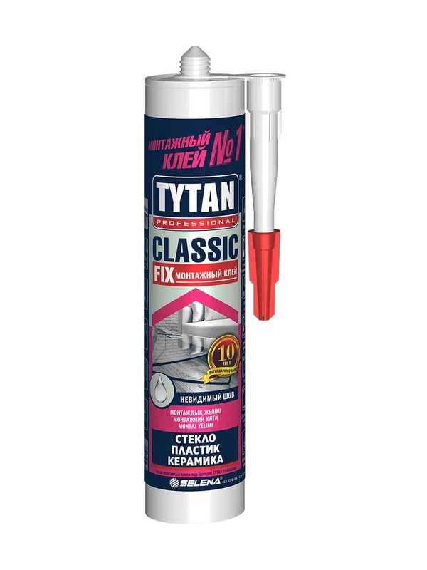 Клей монтажный Tytan Classic FIX 310 мл Клей монтажный Tytan Classic FIX 310 мл