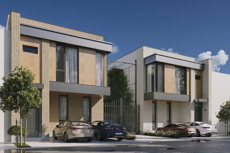 Икки қаватли таунхаус. Умумий ер майдони - 320 м² Икки қаватли таунхаус. Умумий ер майдони - 320 м²
