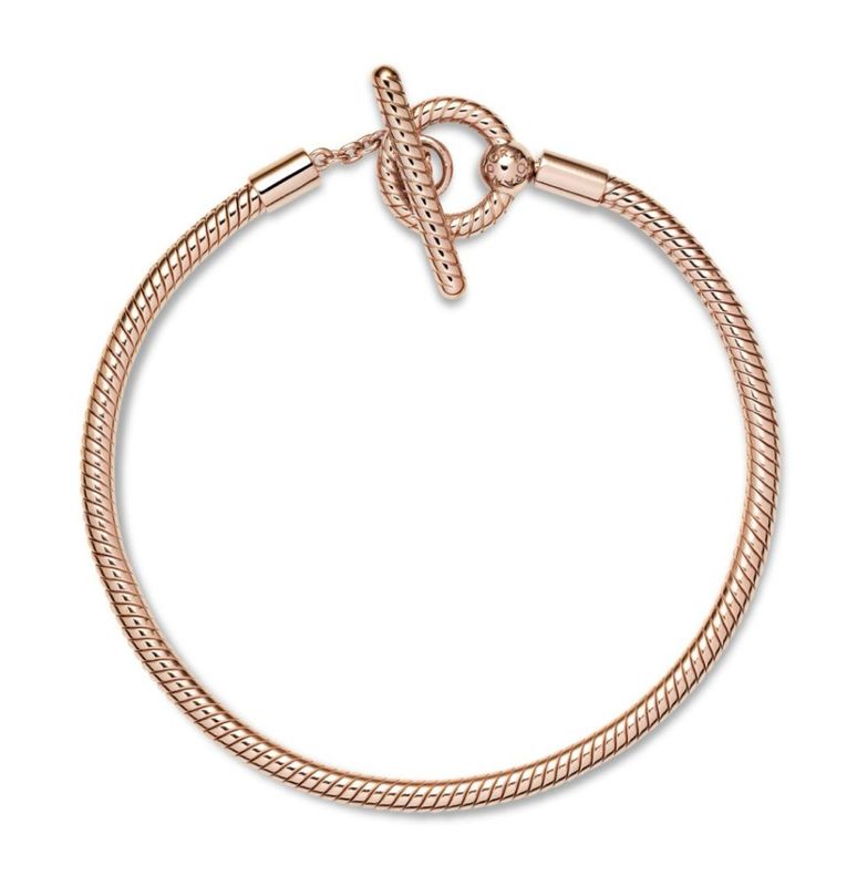 Pandora Rose серебро 925 пробы покрытая 14К золотом