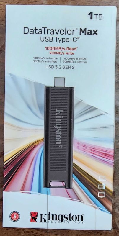 Kingston USB3.2 GEN2 1TB type C