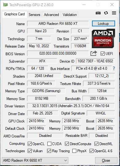 Продам RX 6650 XT