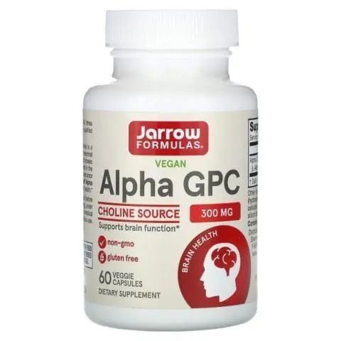 Jarrow Formulas Alpha-GPC – Топливо для вашего мозга!