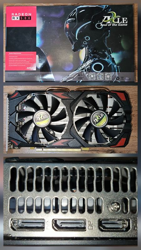 Axle RX 580 8GB с коробкой Axle RX 580 8GB с коробкой