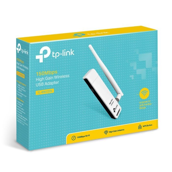 Tp-link TL-WN722N N150 Wi-Fi USB-адаптер высокого усиления.