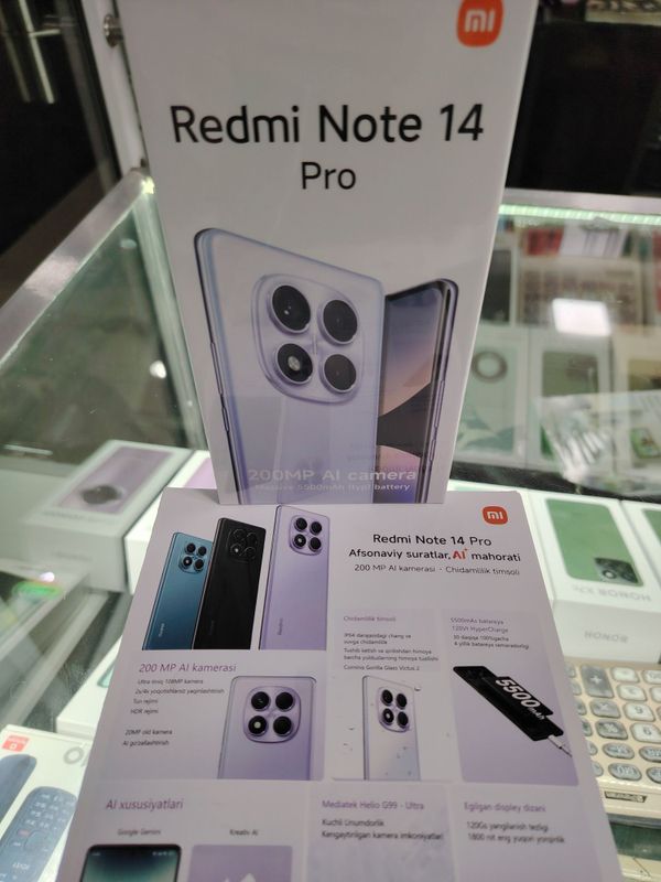 Redmi Note 14 pro global version 2025 Uzimei Dastavka optom