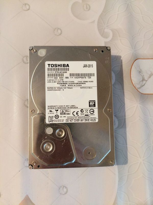 Продам жосткий диск Toshiba 2ТБ