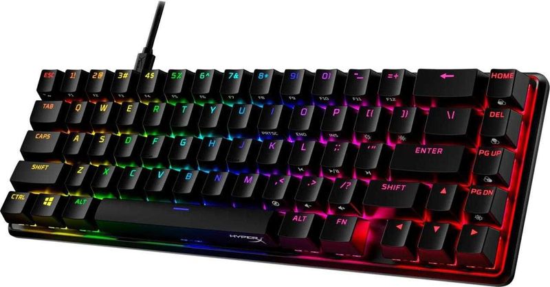 HyperX Alloy Origins 65 Red Switch Red Russian layout
