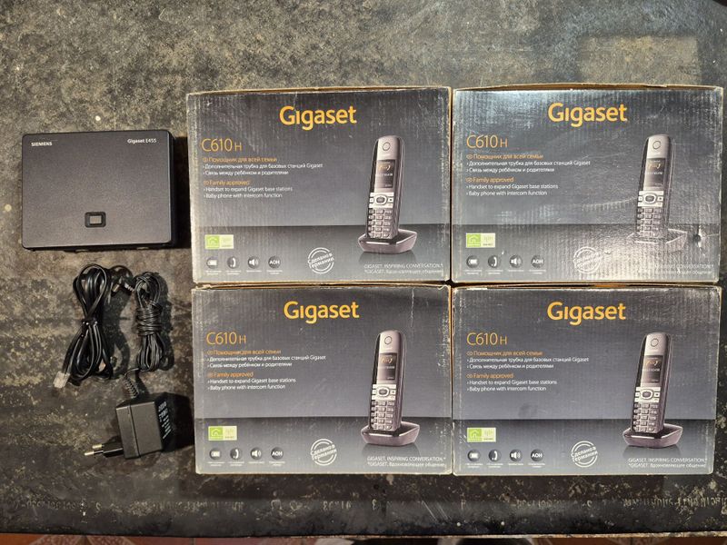 Радиотелефон Gigaset C610H комплект 4 шт Радиотелефон Gigaset C610H комплект 4 шт