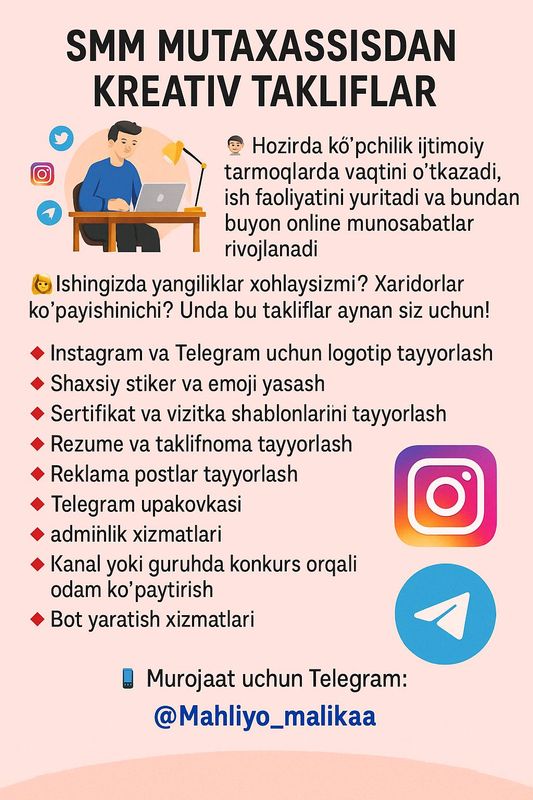 online xizmatlar