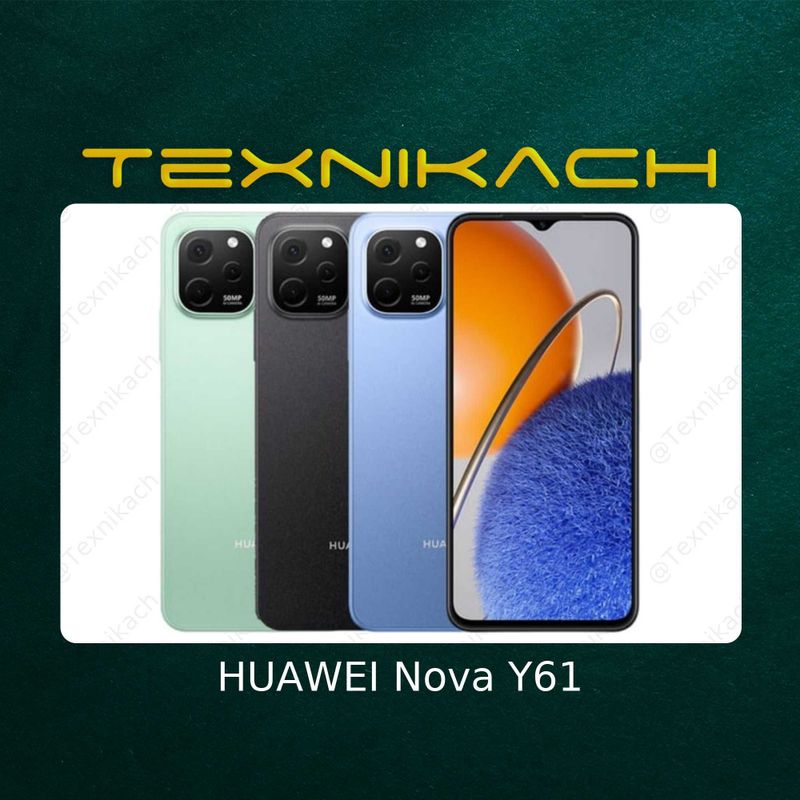 HUAWEI Nova Y61 • Доставка Бесплатно HUAWEI Nova Y61 • Доставка Бесплатно