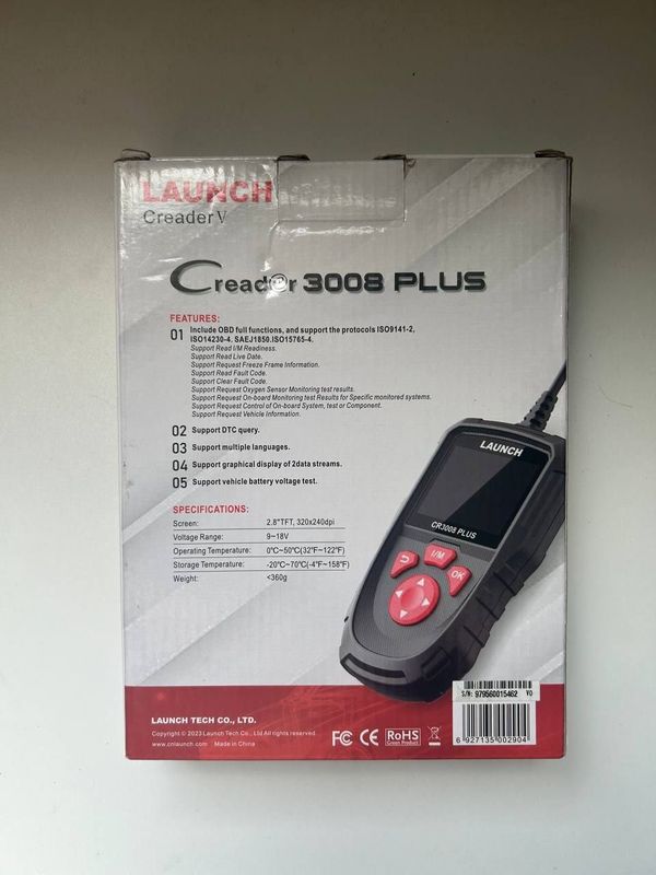 Сканер Launch creader 3008 plus Сканер Launch creader 3008 plus