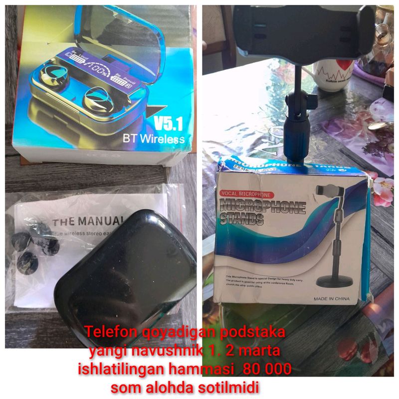 navushnik va telefon podstavkasi yangi navushnik va telefon podstavkasi yangi