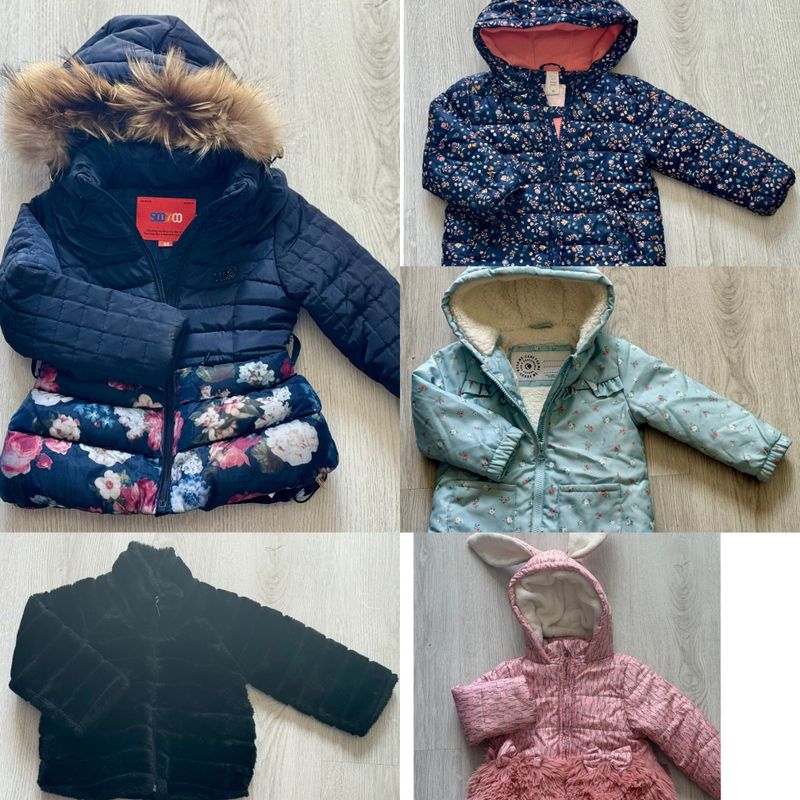 Курточка для девочки 1,5-3 лет (комплект 5 шт, весна, осень, зима) Курточка для девочки 1,5-3 лет (комплект 5 шт, весна, осень, зима)