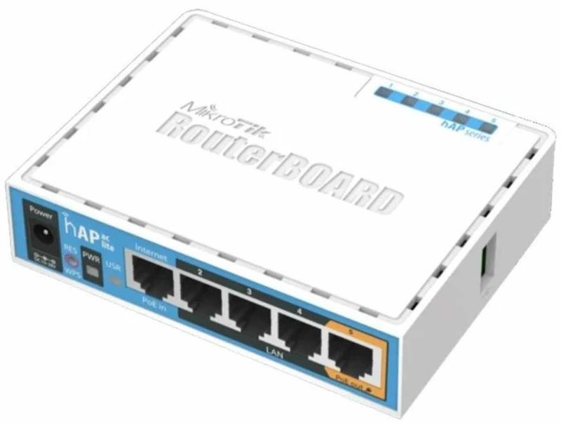 Маршрутизатор / Роутер / Точка доступа MikroTik hAP AC lite Маршрутизатор / Роутер / Точка доступа MikroTik hAP AC lite