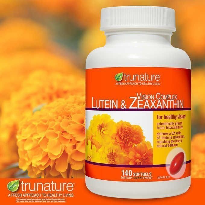 Поддержка зрения Trunature Lutein & Zeaxanthin, 140 капсул