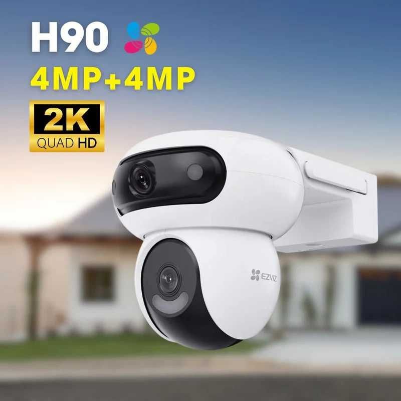 360 gradusli Ezviz H90 Dual 2 linzali kuzatuv kamera 360 gradusli Ezviz H90 Dual 2 linzali kuzatuv kamera