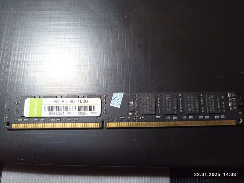 Ddr 3 4gb 1600