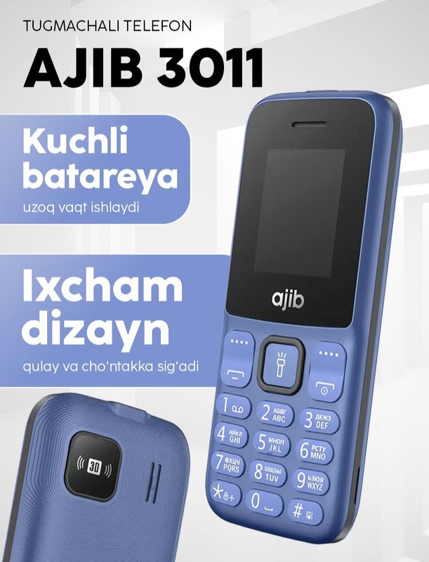 Ajib 3011 Knopkali telefonlari sotiladi