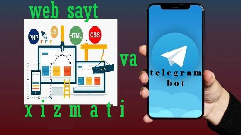 Web sayt va telegram bot xizmati