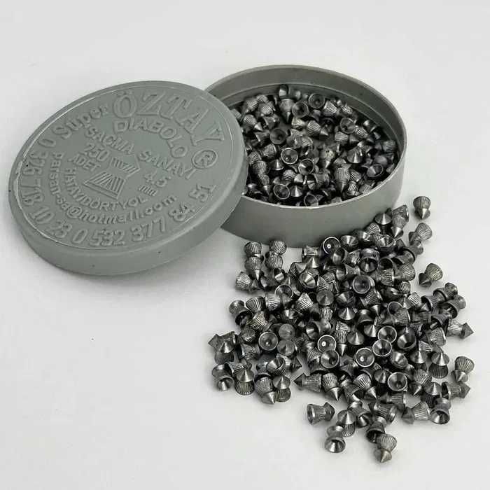 Super Oztay Diabolo 4,5 мм 0,49 – 0,52 грамма (250 шт.) Super Oztay Diabolo 4,5 мм 0,49 – 0,52 грамма (250 шт.)