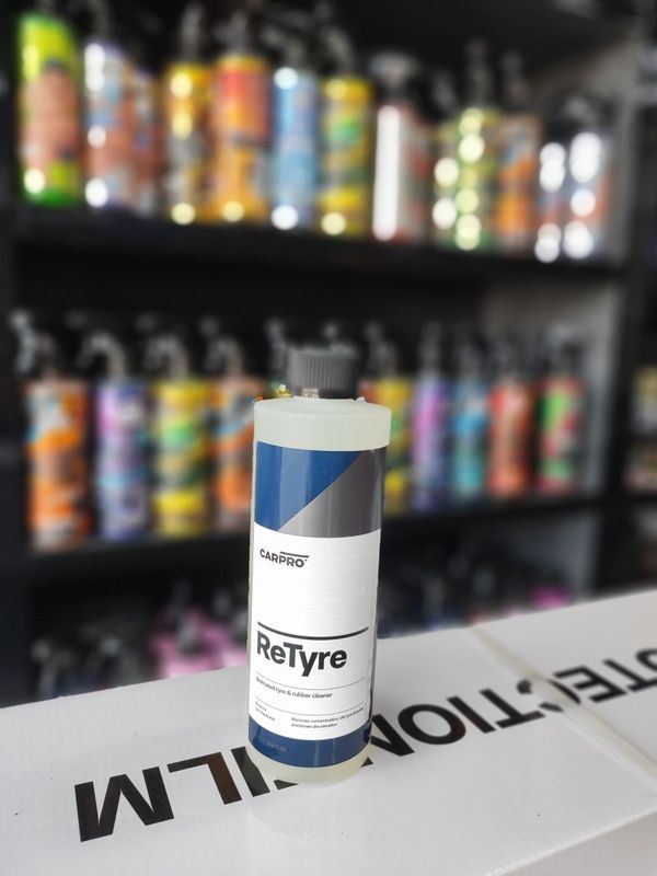 CARPRO ReTyre, мощный очиститель шин и резины. CARPRO ReTyre, мощный очиститель шин и резины.
