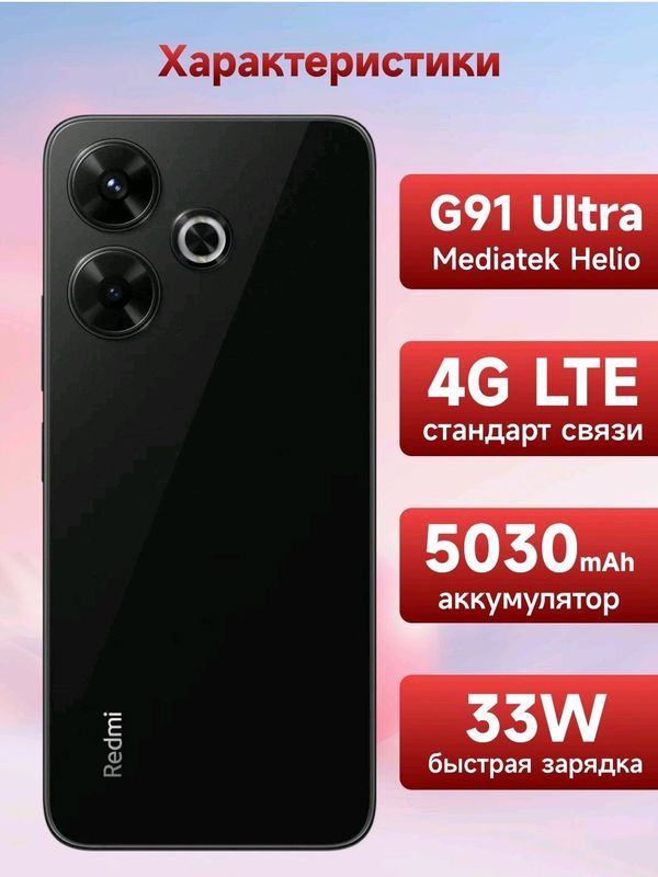 Smartfon Xiaomi Redmi 13, 8+ 256 GB 90 Hz, 108 MP Smartfon Xiaomi Redmi 13, 8+ 256 GB 90 Hz, 108 MP
