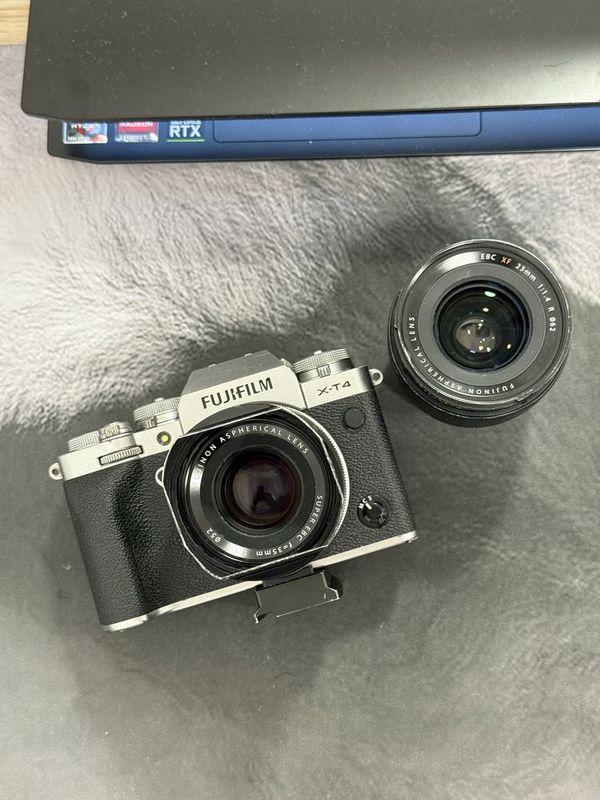 Видеокамера FujiFilm X-T4, DJI Ronin