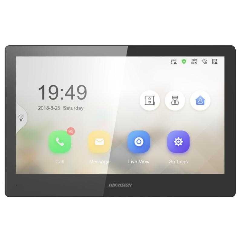 Монитор видеодомофона hikvision DS-KH8520-WTE1 Монитор видеодомофона hikvision DS-KH8520-WTE1