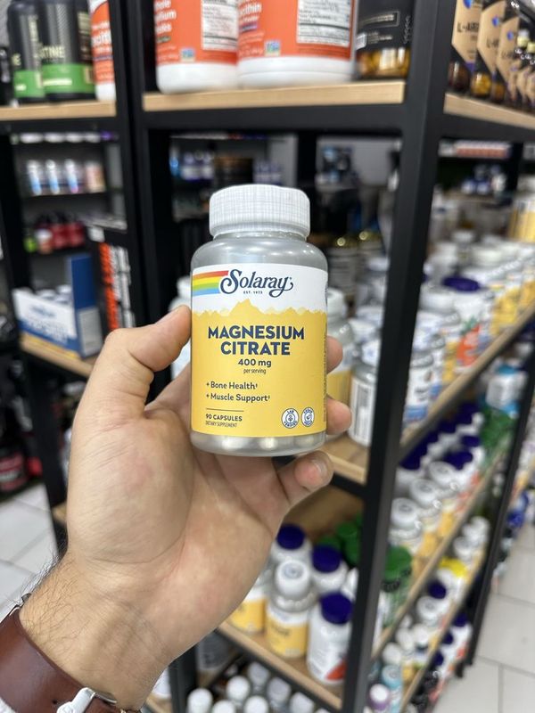 Solaray Magnesium Citrate 400 mg 90 капсул