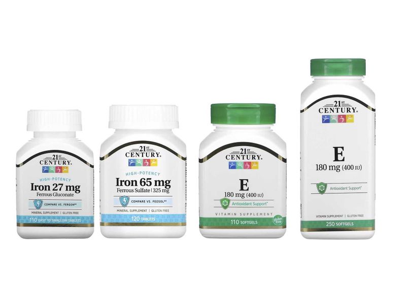 21st Century железо Iron iyron Vitamin E 21st Century железо Iron iyron Vitamin E