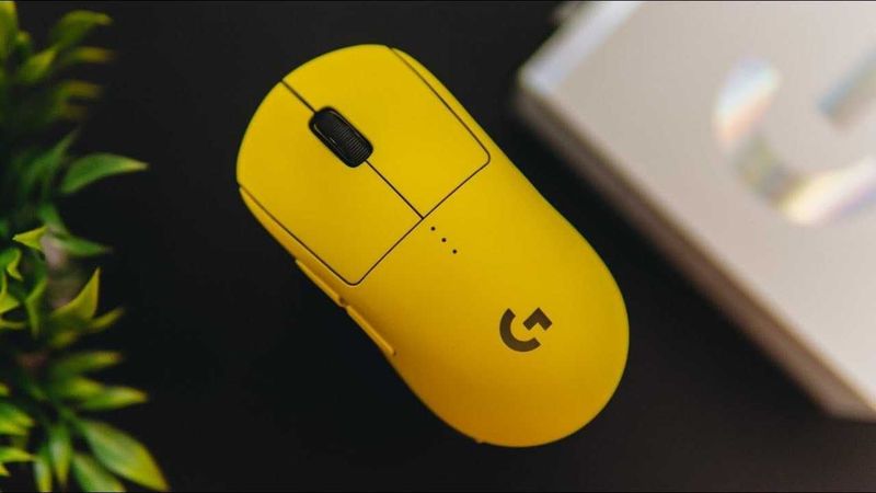 Logitech G Pro X superlight Wireless Gaming Mouse ( Yellow )