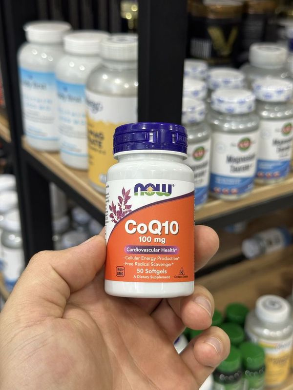 Now CoQ10 100 mg 50 капсул