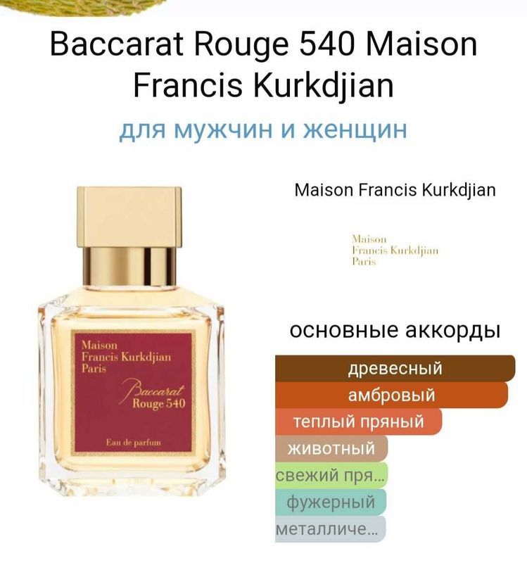 Baccarat Rouge 540 10мл на разлив