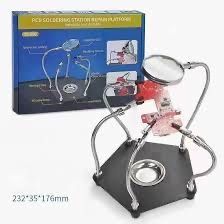 TE-806 Magnetized Helping Hands Fixture with magnifier TE-806 Magnetized Helping Hands Fixture with magnifier