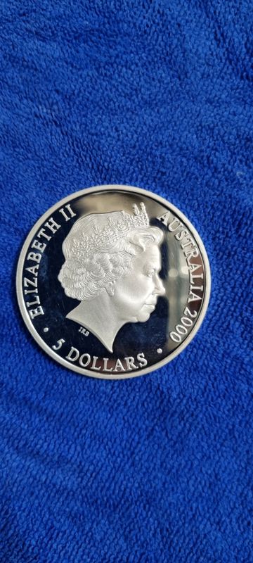 Серебряная монета Австралии. Серебряная монета Австралии.