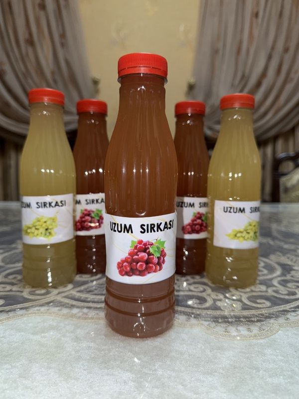 100% Tabbiiy uzum sirkasi 100% Tabbiiy uzum sirkasi