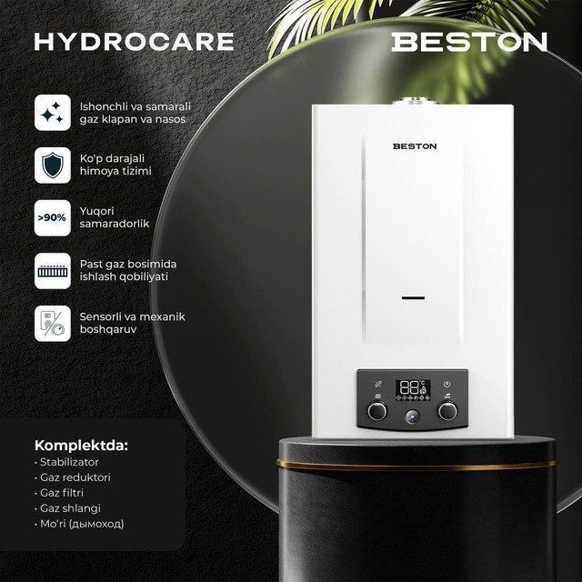 BESTON HYDROCARE ikki konturli gaz qozoni(katyol)