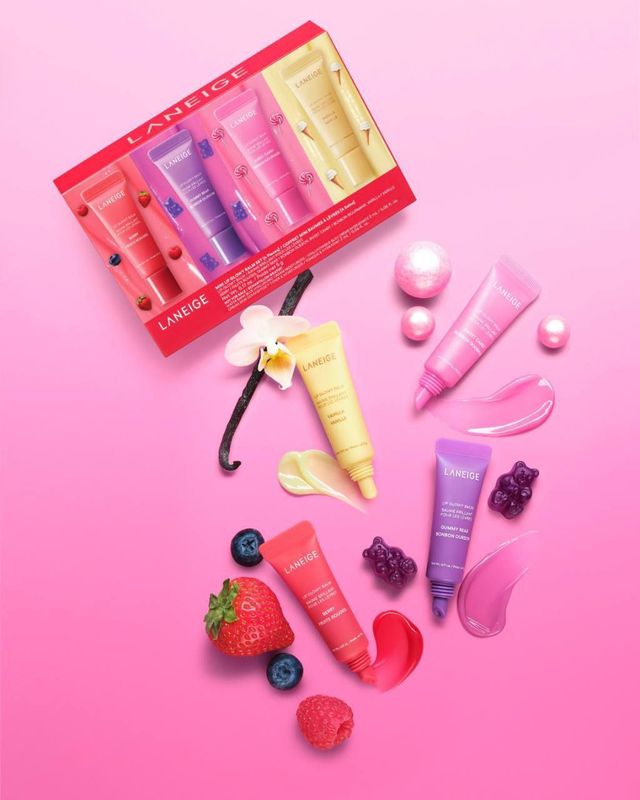 Набор блесков для губ Laneige Mini Lip Glowy Balm Set
