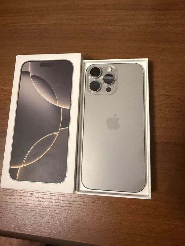 iPhone 16 Pro Max Natural Titanium 256gb R-sim