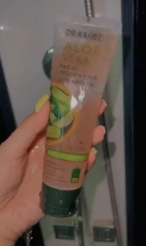 Yuz uchun piling va skrab Aloe Vera Dr.Rashel 2tasi 1da Yuz uchun piling va skrab Aloe Vera Dr.Rashel 2tasi 1da