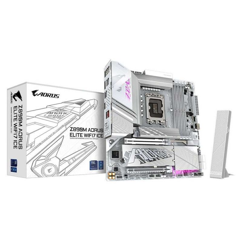 Материнская плата GIGABYTE Z890 AORUS ELITE WI FI 7 ICE Материнская плата GIGABYTE Z890 AORUS ELITE WI FI 7 ICE