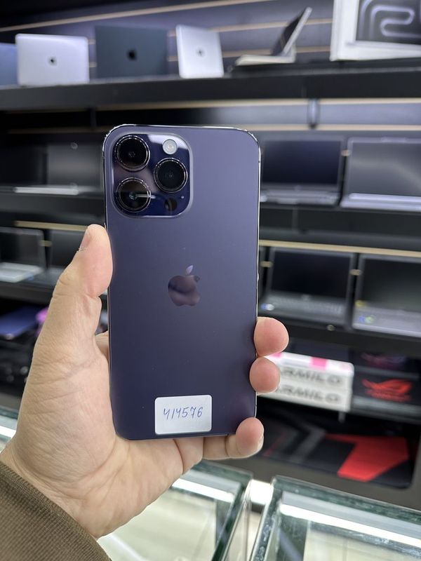 LLa 14 pro max deep purple 128 GB muddatli tolovga ham beriladi